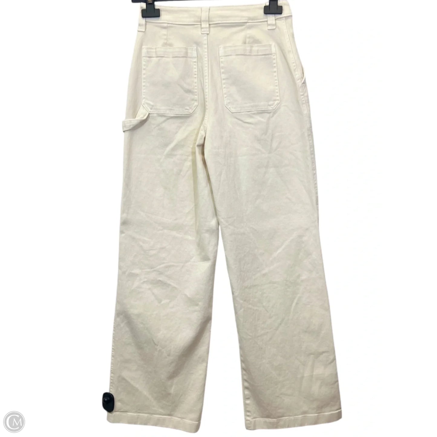 Jeans Wide Leg By Abound In Beige, Size: 0