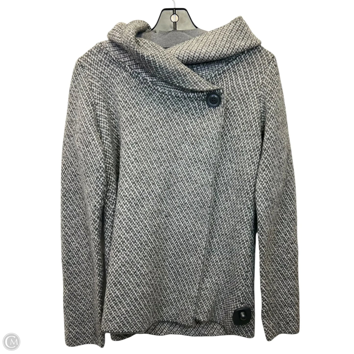 Sweater Cardigan By Max Studio In Grey, Size: S