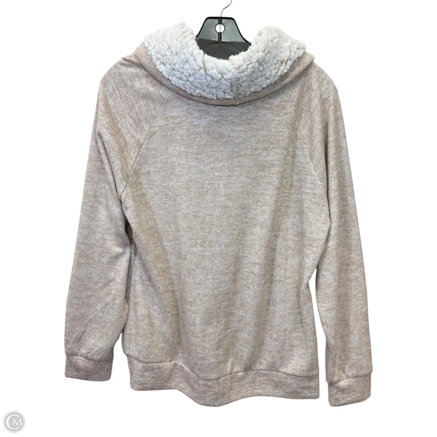 Top Long Sleeve By Ultra Flirt In Tan, Size: Xl
