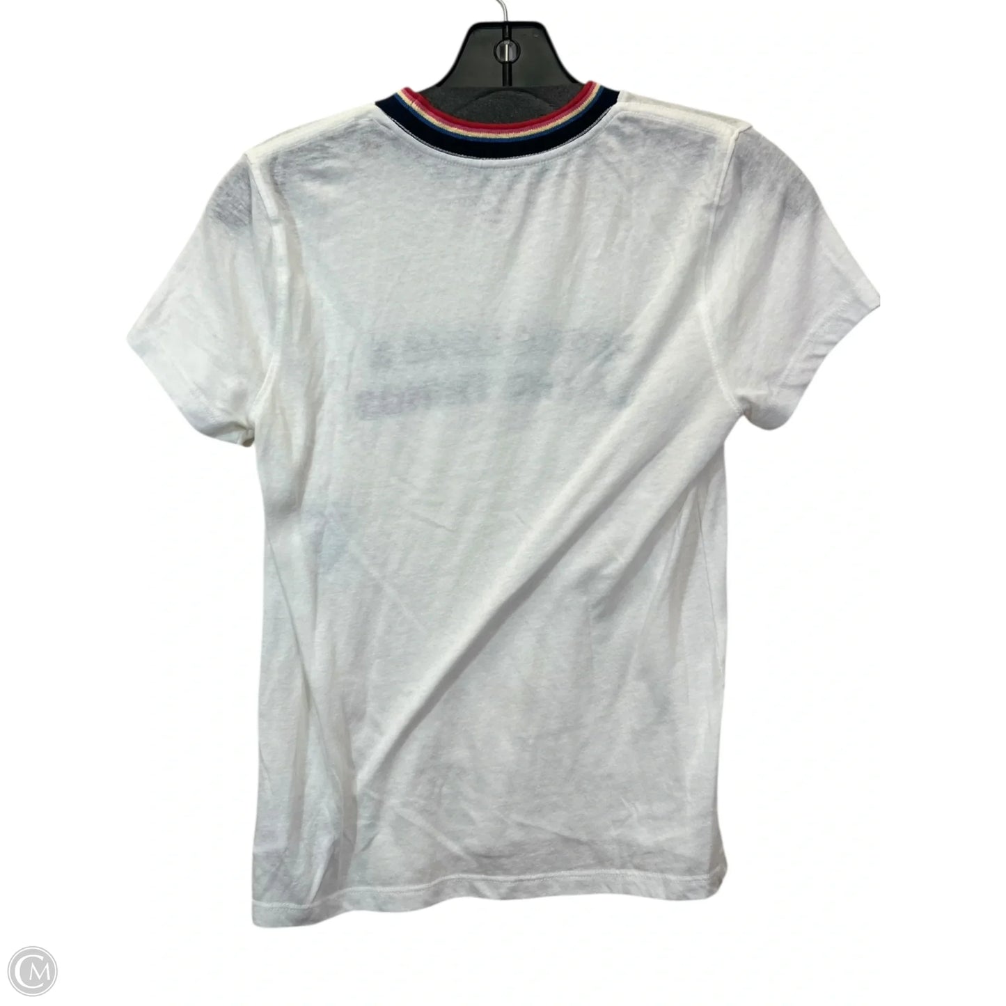 Top Short Sleeve Basic By Spiritual Gangster In Grey & White, Size: Xs