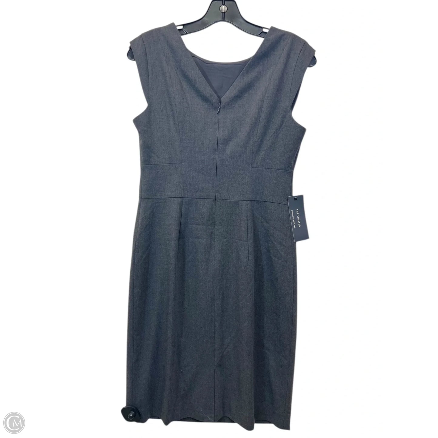 Dress Casual Midi By Limited In Grey, Size: Xs