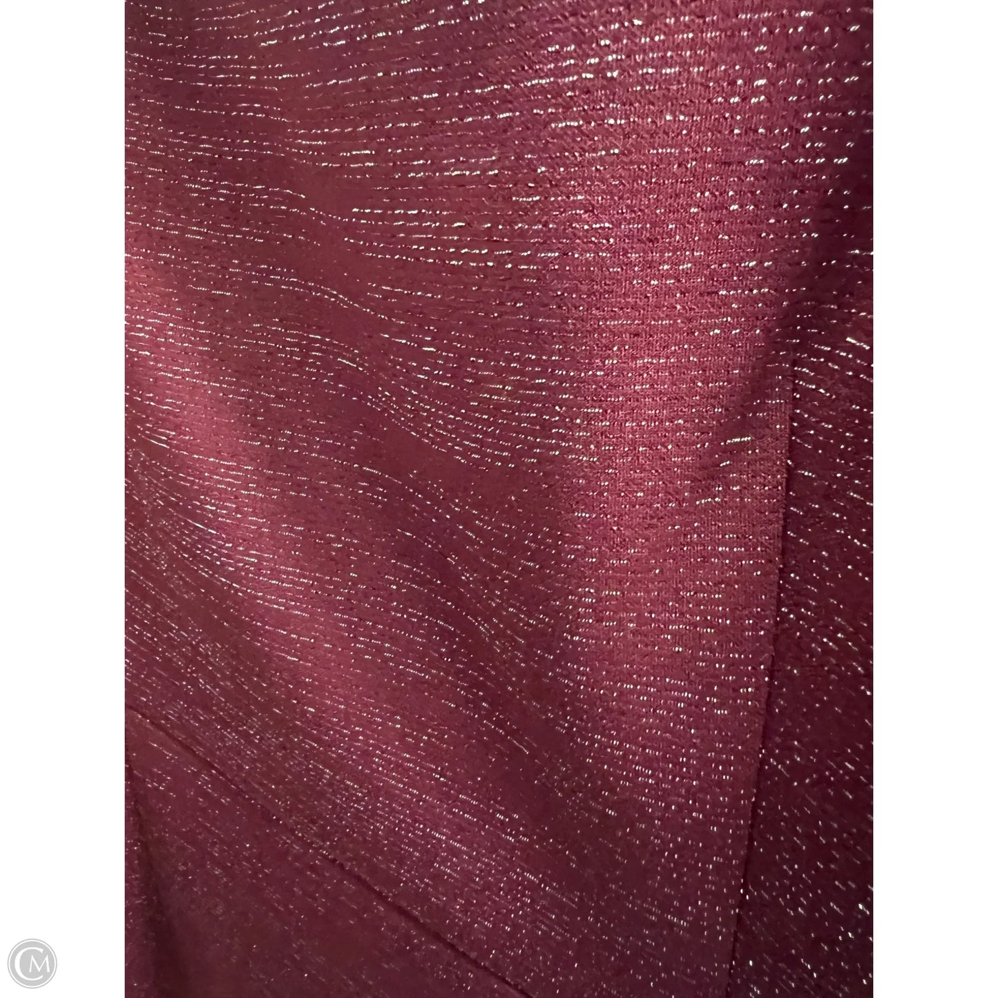 Dress Casual Midi By Calvin Klein In Red, Size: M