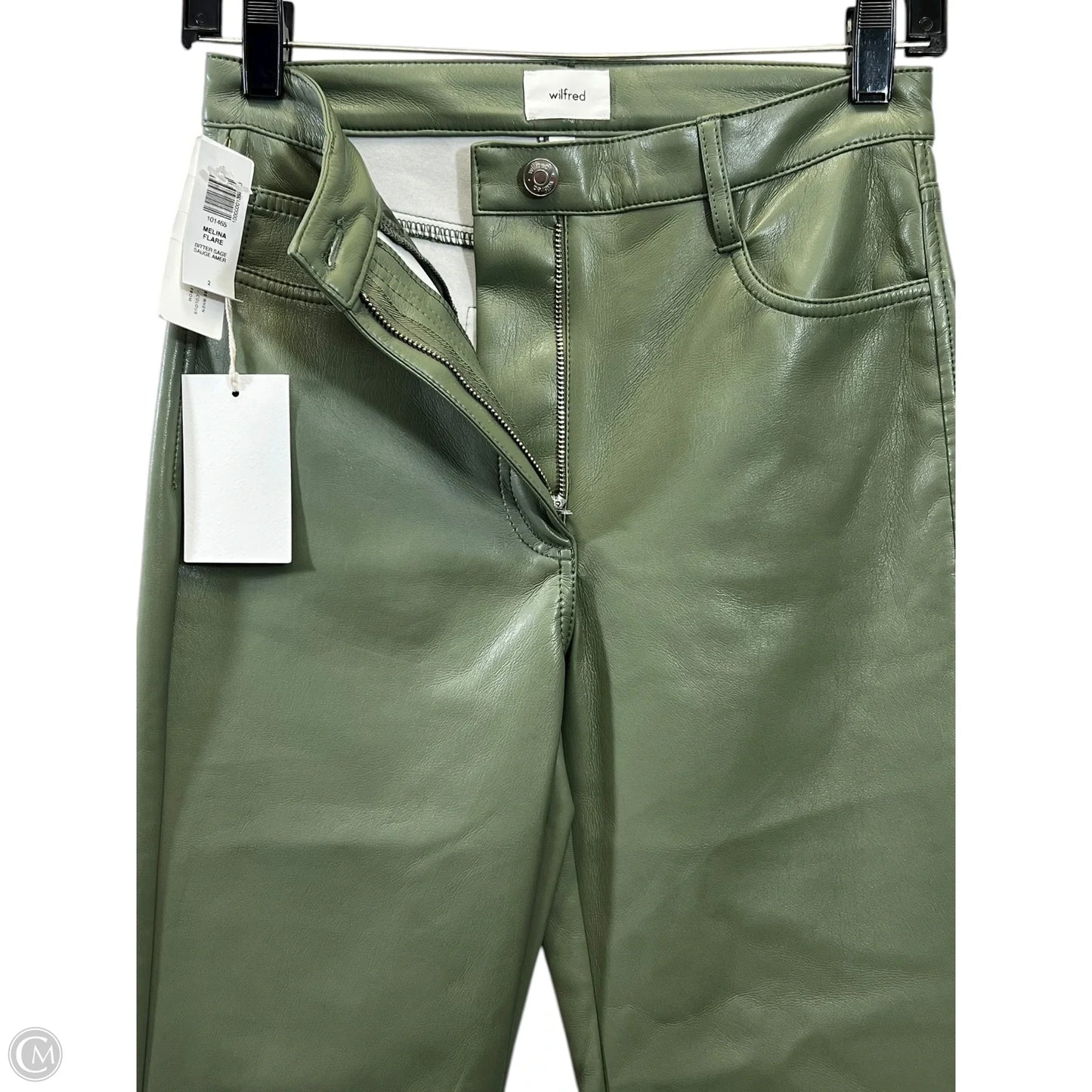 Pants Designer By Wilfred In Green, Size: 2