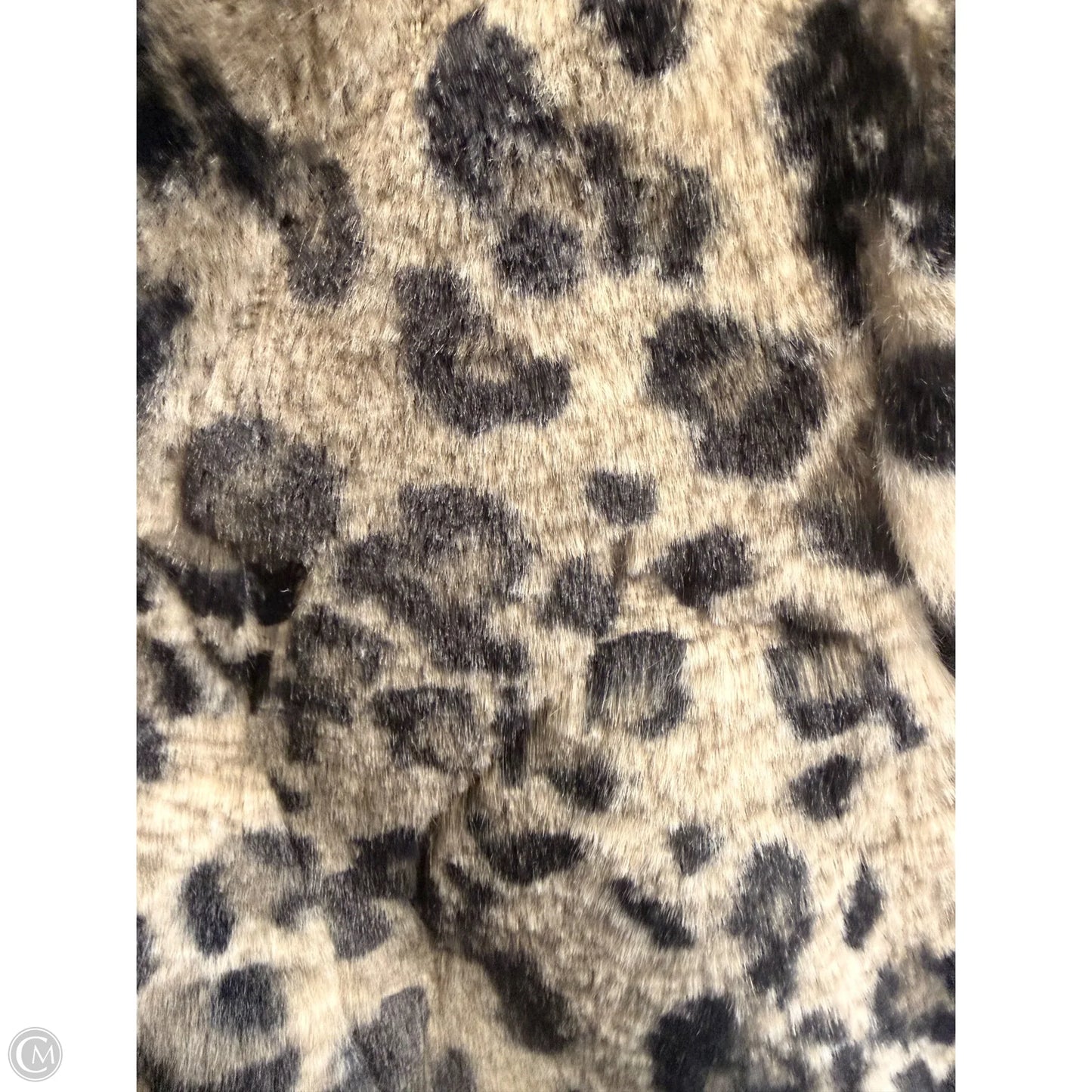 Coat Faux Fur & Sherpa By Karen Kane In Animal Print, Size: M