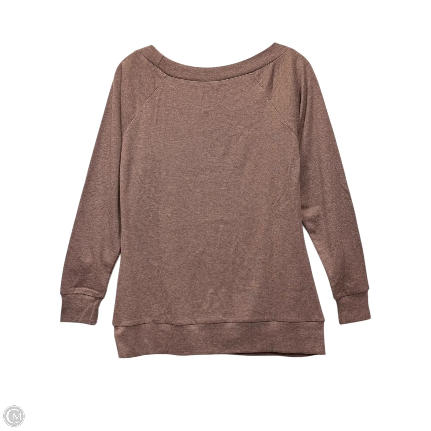 Top Long Sleeve By YSYOKOW In Brown, Size: S