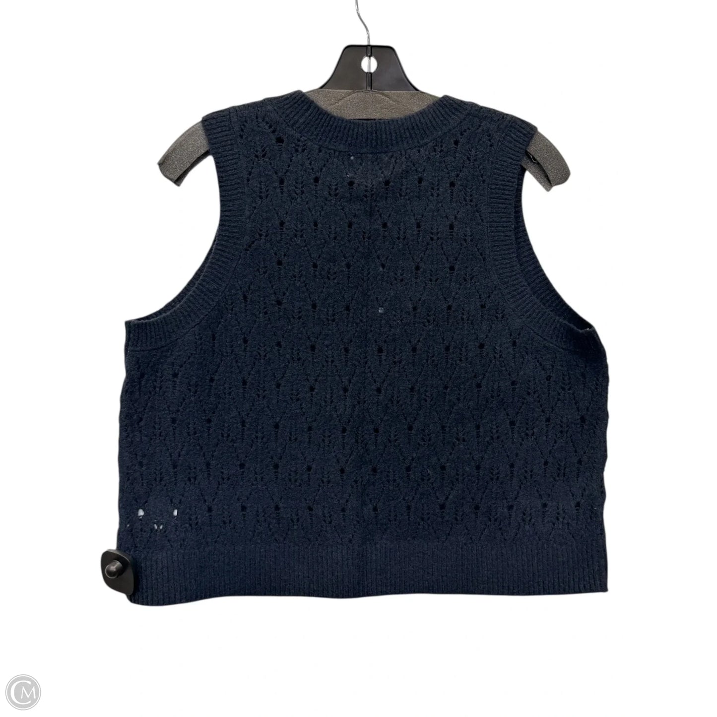 Vest Sweater By Universal Thread In Navy, Size: L