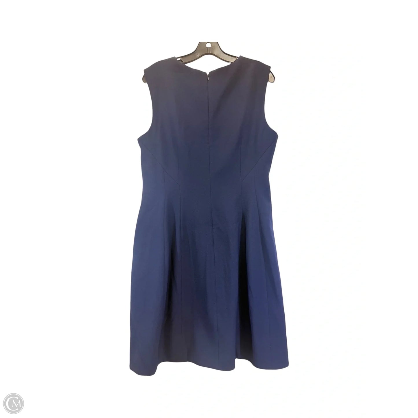 Dress Casual Midi By Eliza J In Navy, Size: Xl