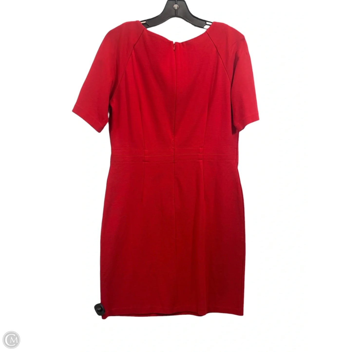 Dress Casual Midi By Talbots In Red, Size: Mp