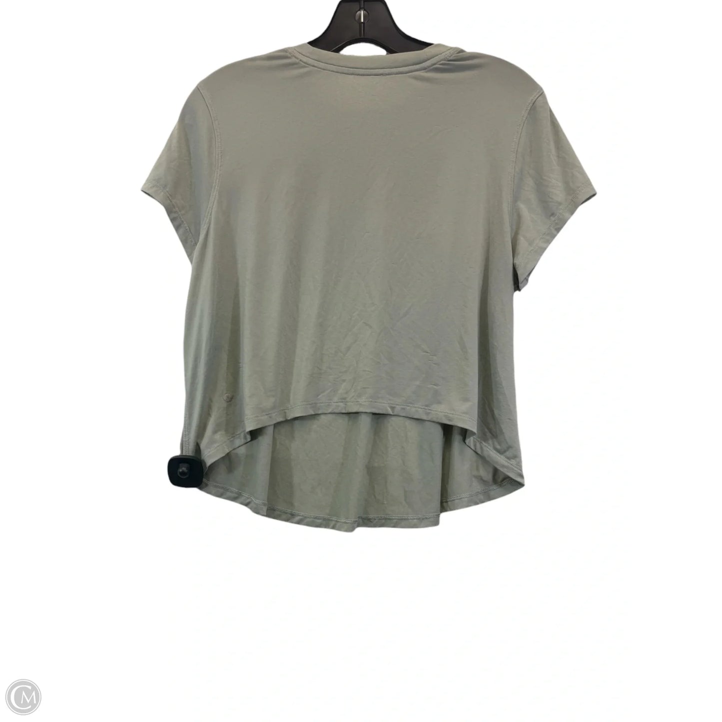Athletic Top Short Sleeve By Lululemon In Green, Size: S