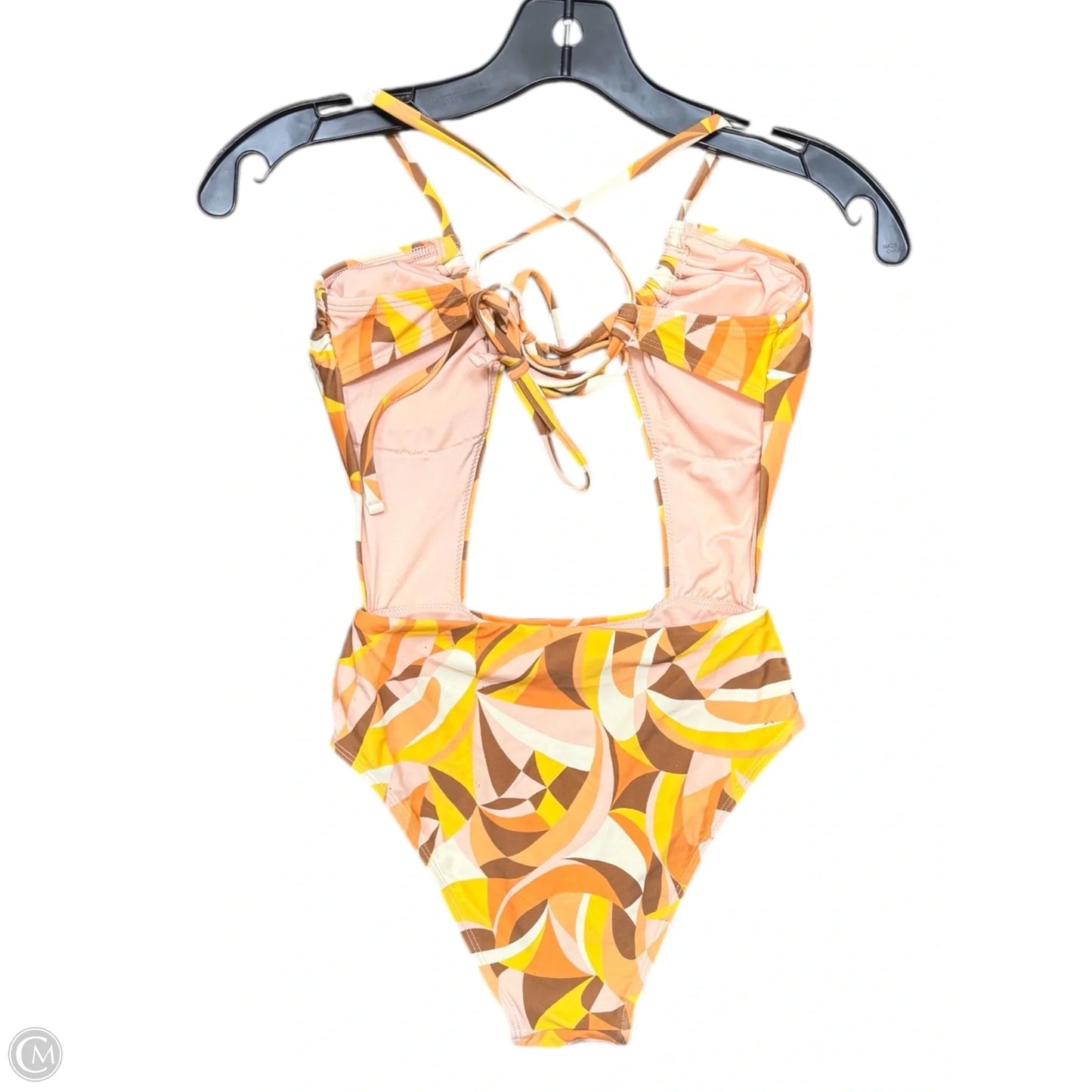 Swimsuit By Cupshe In Pink & Tan, Size: Xs
