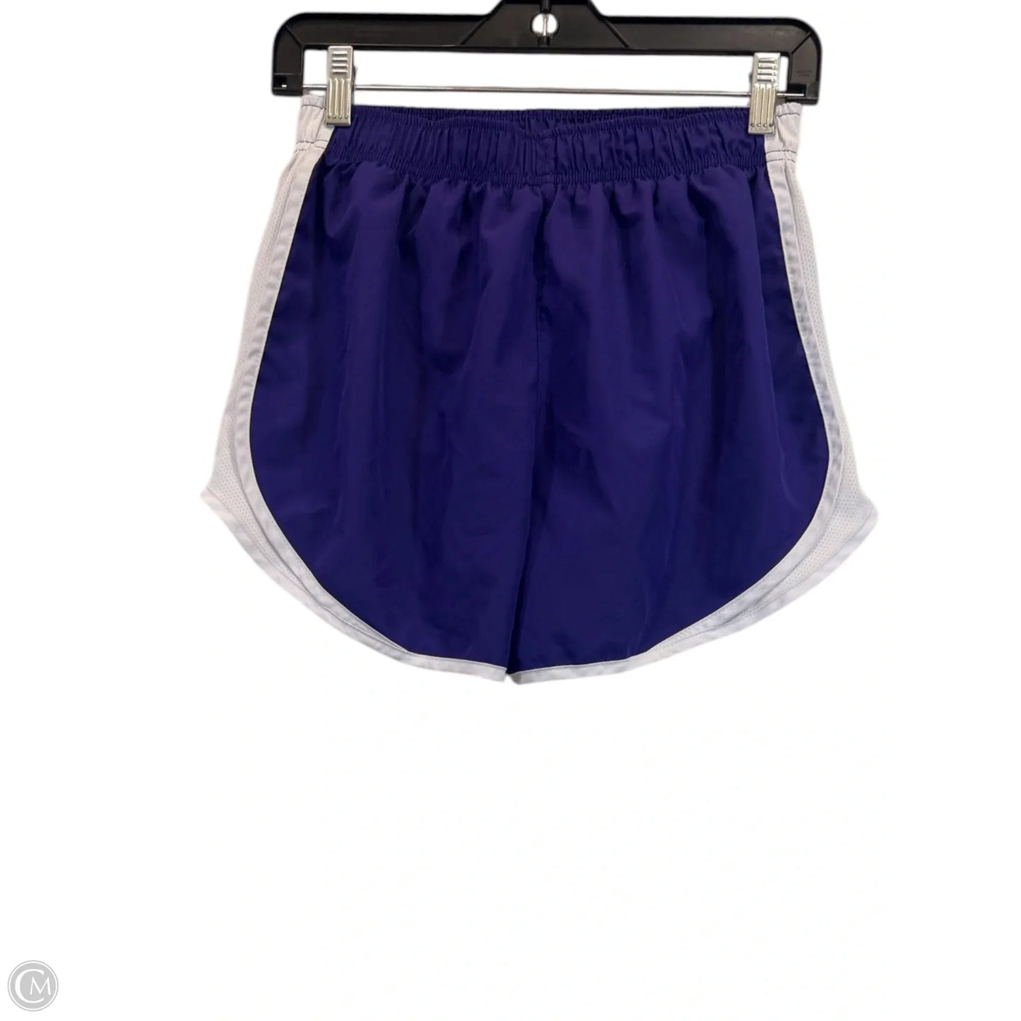 Athletic Shorts By Nike In Purple & White, Size: M