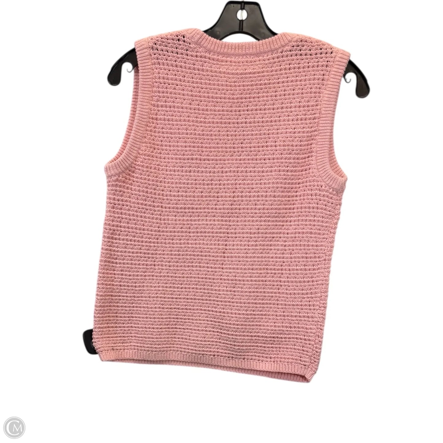 Vest Sweater By Ann Taylor In Pink, Size: Sp