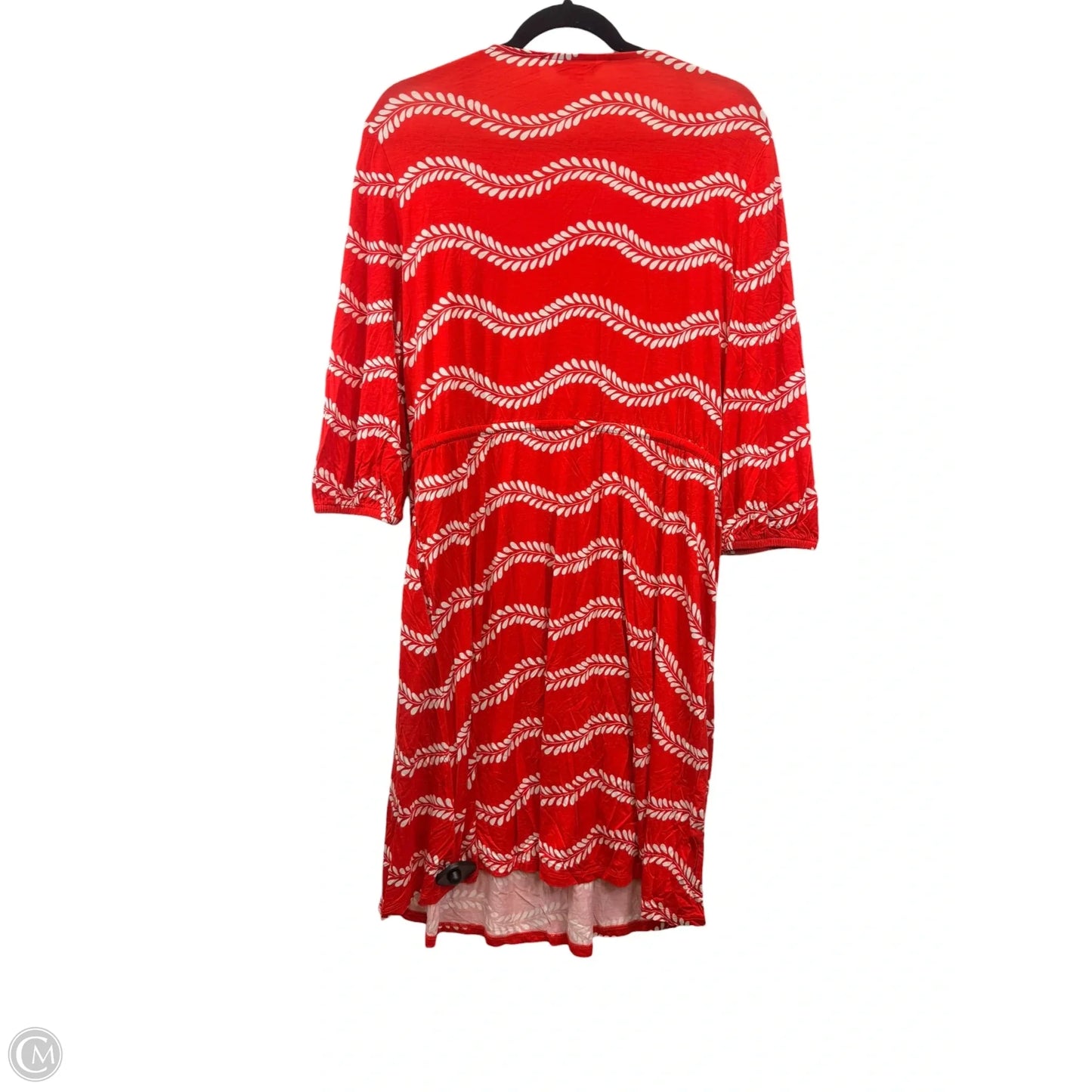 Dress Casual Short By Boden In Orange & White, Size: Xl