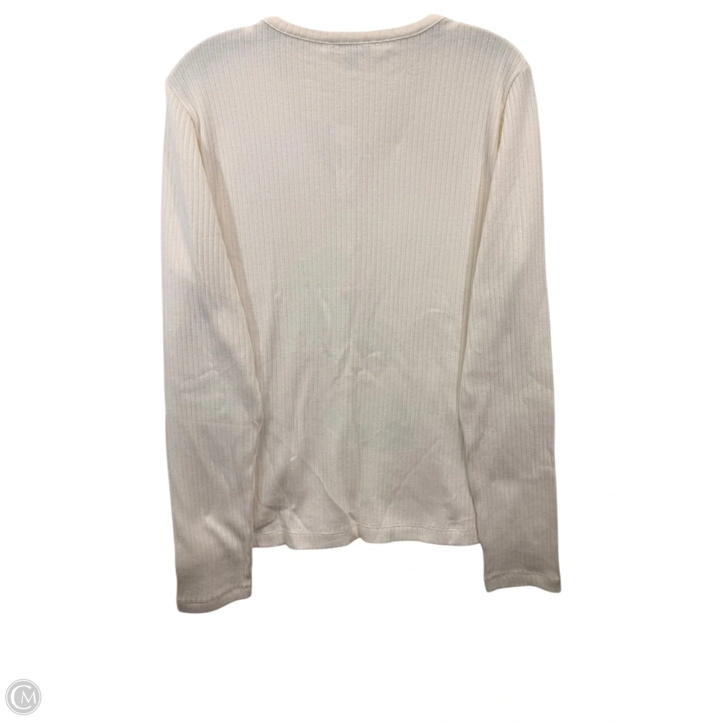Top Long Sleeve By J. Crew In Cream, Size: Xl