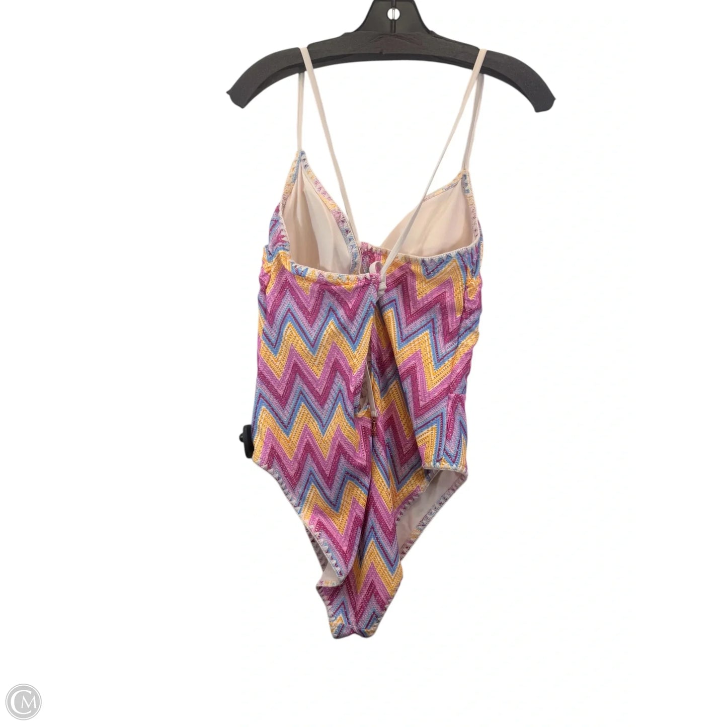 Swimsuit By Jessica Simpson In Chevron Pattern, Size: Xxl