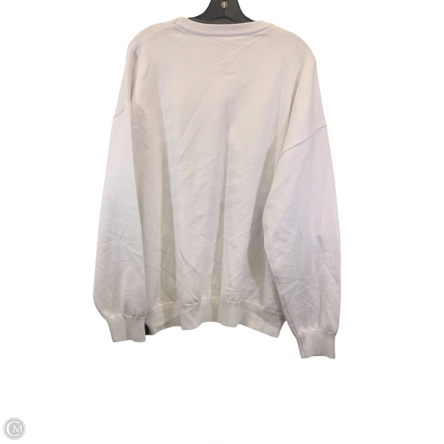 Sweatshirt Crewneck In Blue & Red & White, Size: Xxl