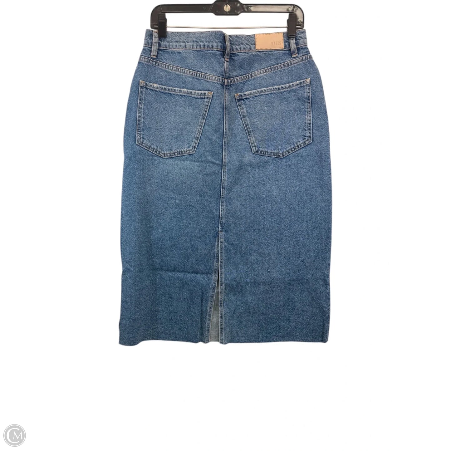 Skirt Midi By Rails In Blue Denim, Size: 8