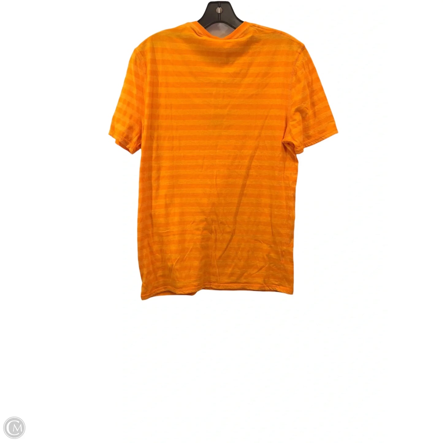 Top Short Sleeve By Lacoste In Yellow, Size: S