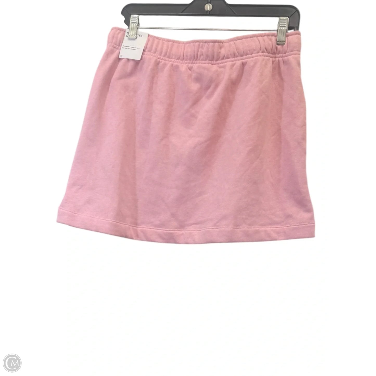 Athletic Skirt By Nike In Pink & White, Size: M