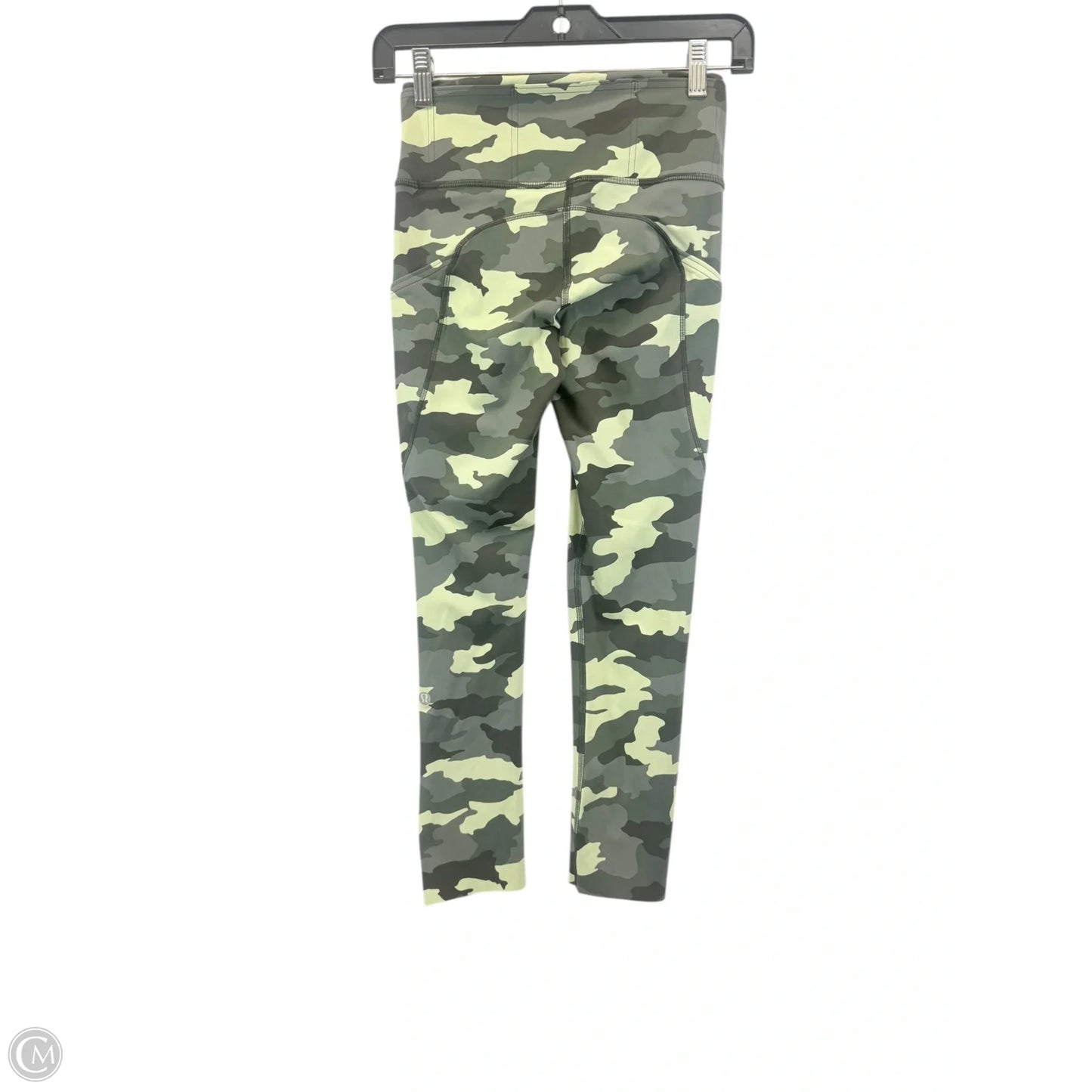 Athletic Leggings By Lululemon In Camouflage Print, Size: 4
