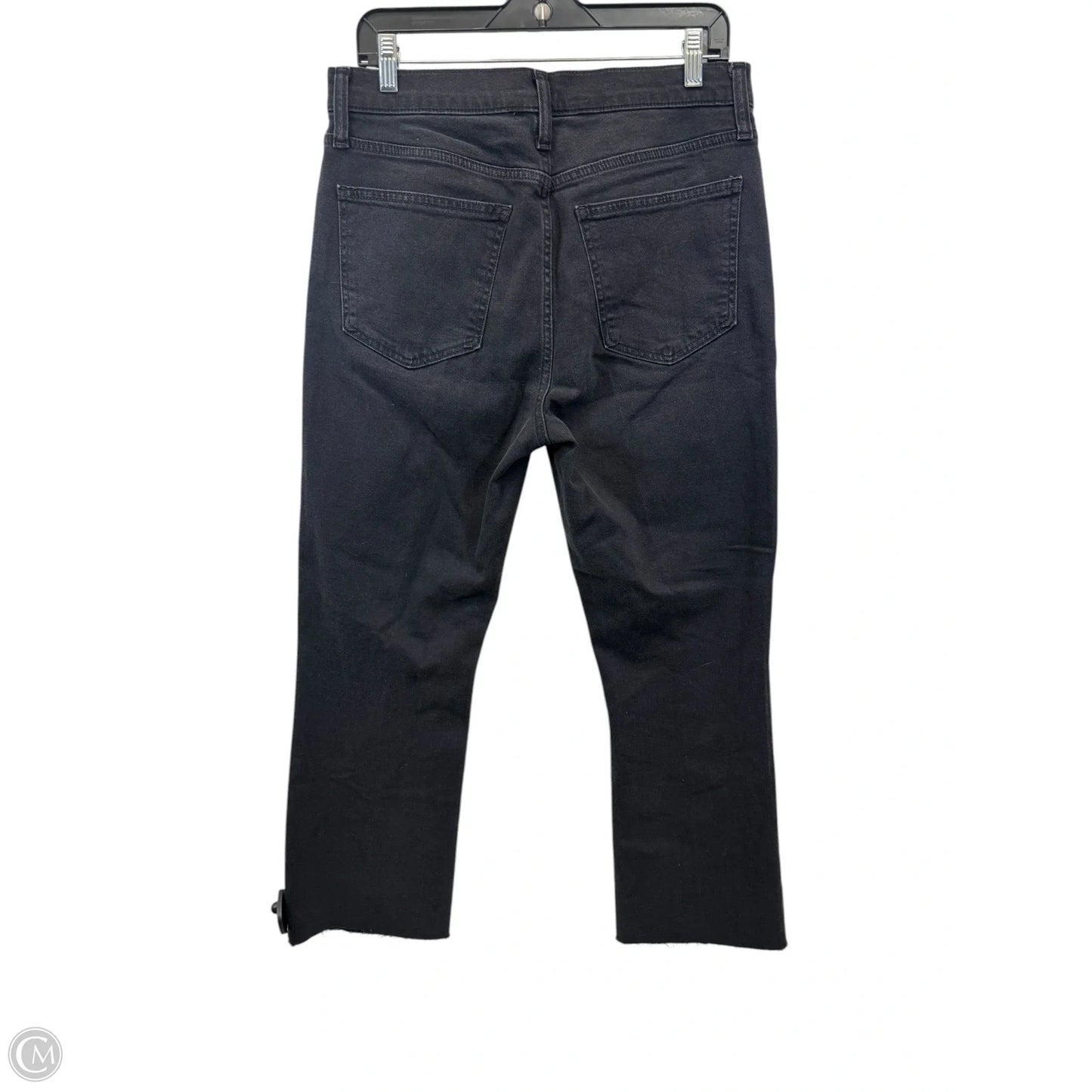 Jeans Boot Cut By Gap In Black Denim, Size: 8
