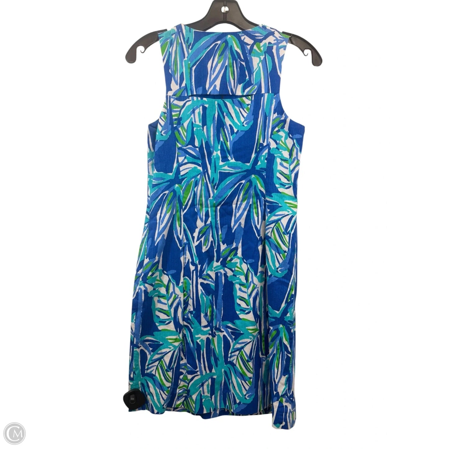 Dress Designer By Lilly Pulitzer In Blue & Green, Size: Xs
