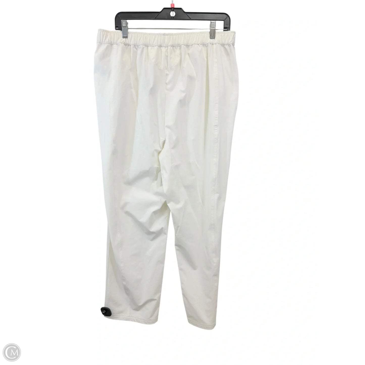 Athletic Pants By Zenergy By Chicos In White, Size: Xl