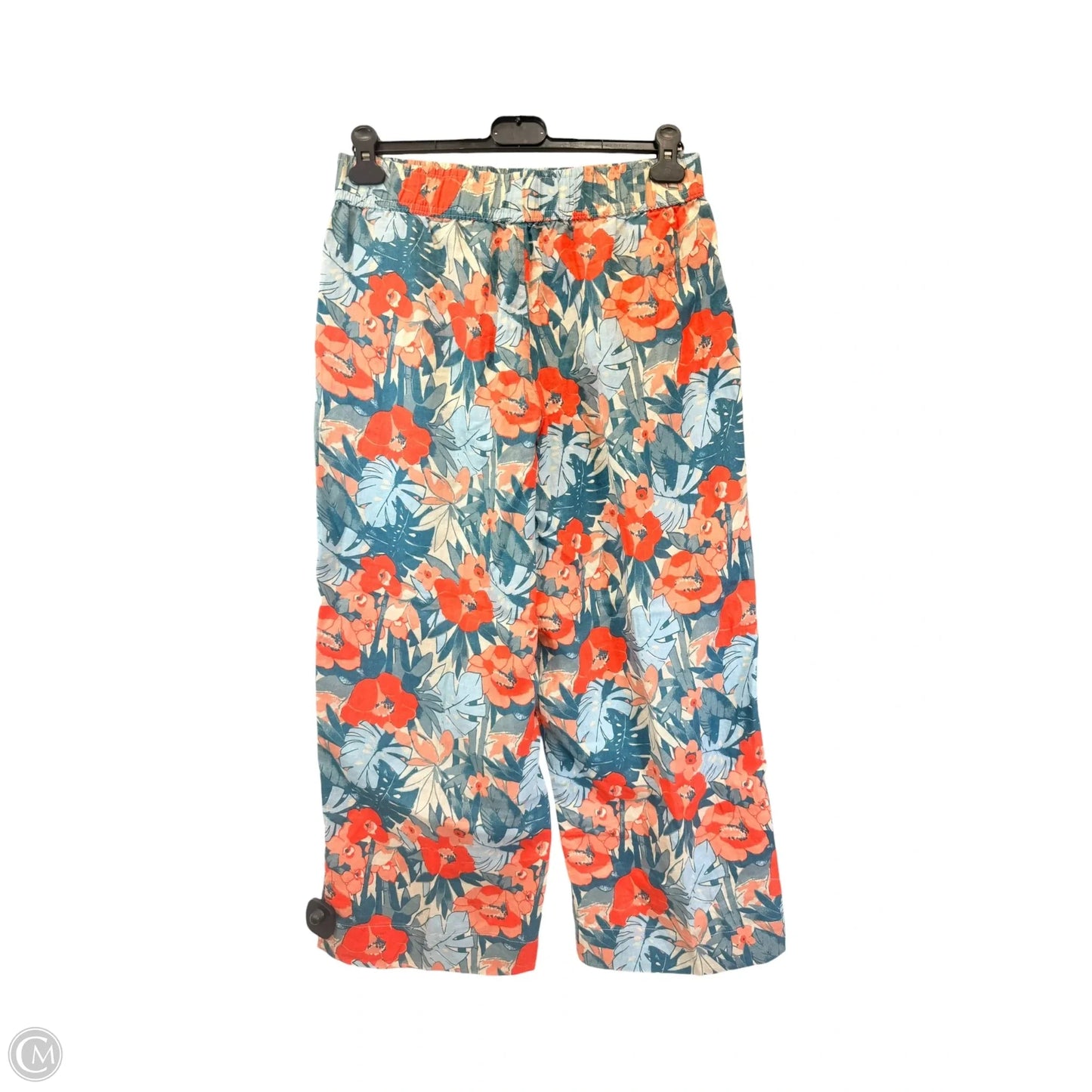Pants Linen By C And C In Floral Print, Size: L