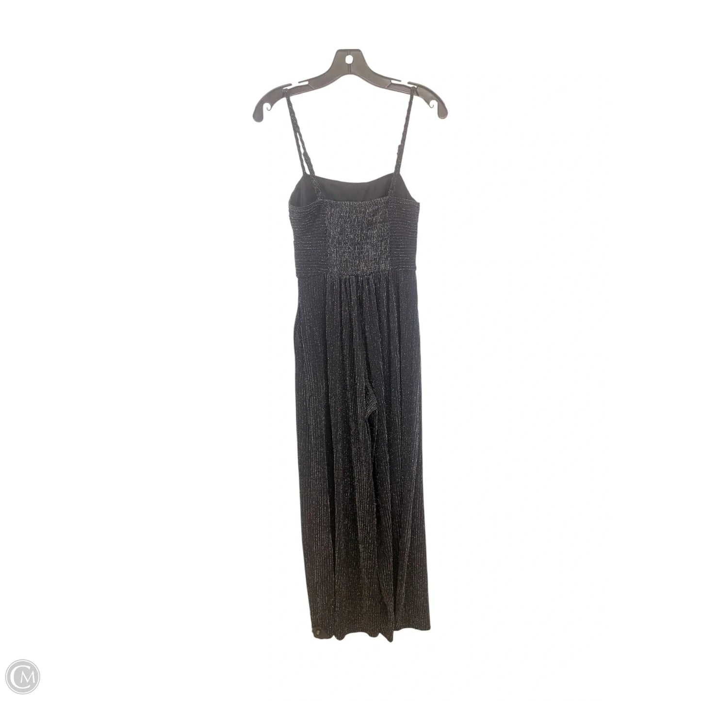 Jumpsuit By Francesca's In Black & Silver, Size: Xs