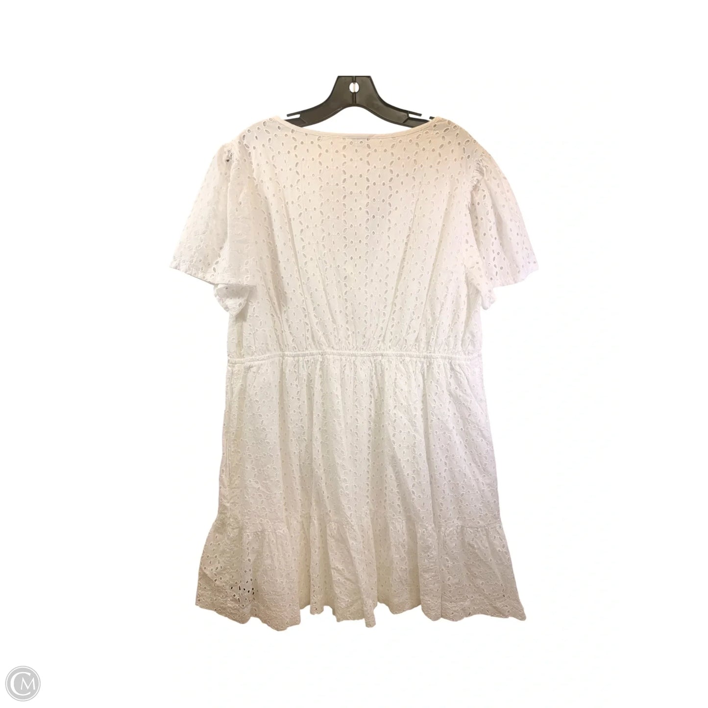 Dress Casual Short By Crown And Ivy In White, Size: 1x