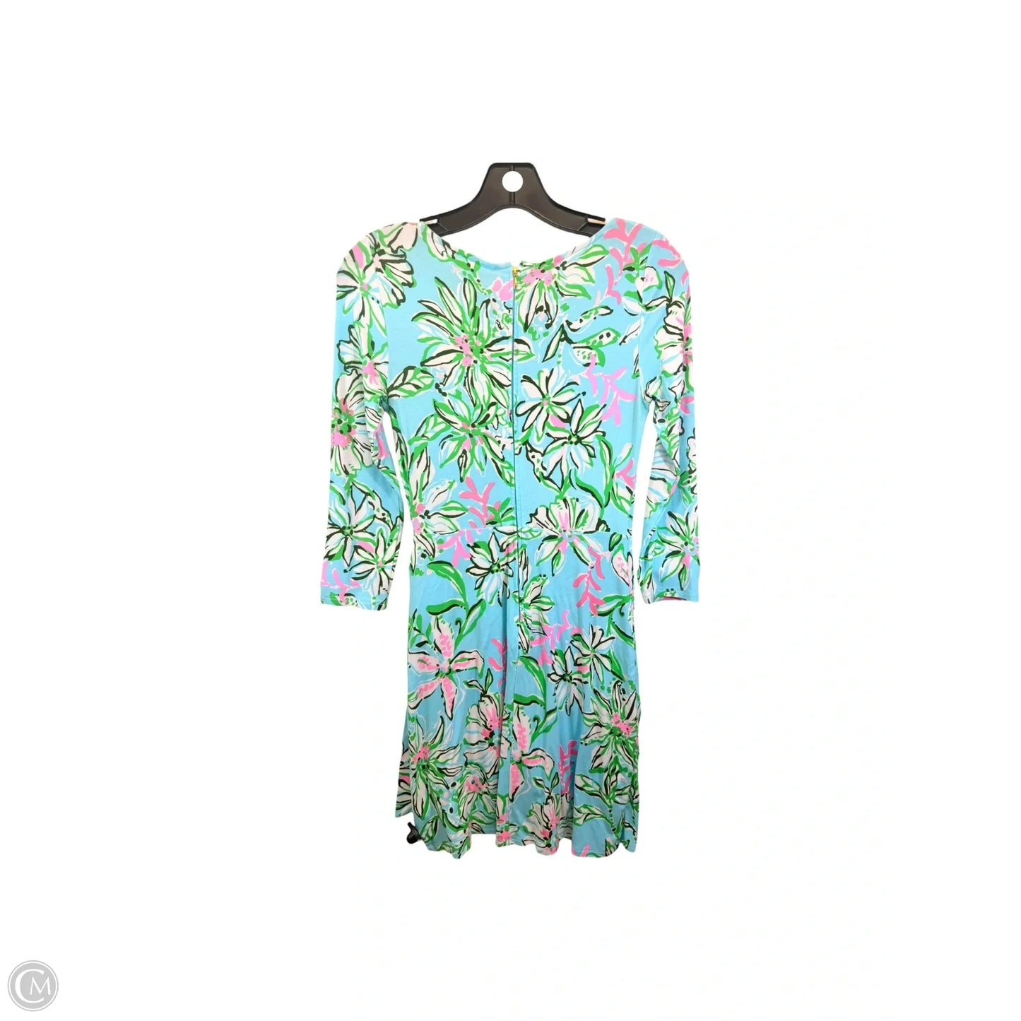 Dress Designer By Lilly Pulitzer In Blue & Pink, Size: Xxs