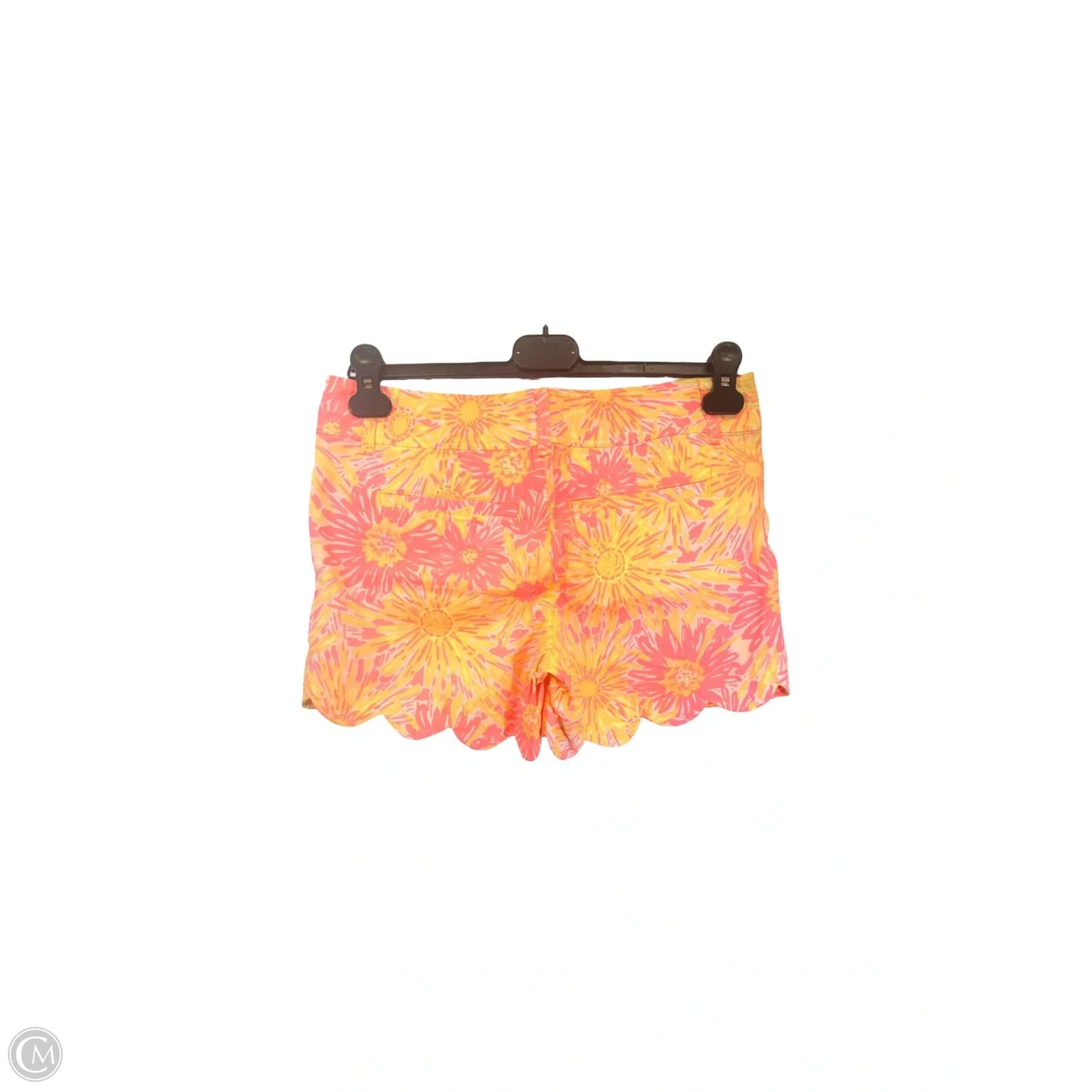 Shorts Designer By Lilly Pulitzer In Orange & Yellow, Size: 2