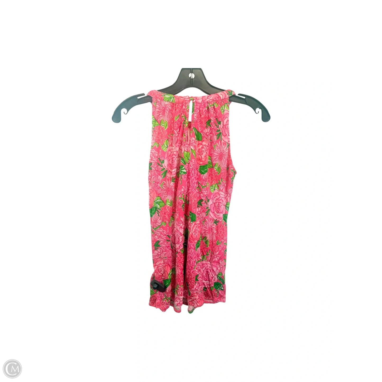 Top Sleeveless Designer By Lilly Pulitzer In Floral Print, Size: 0
