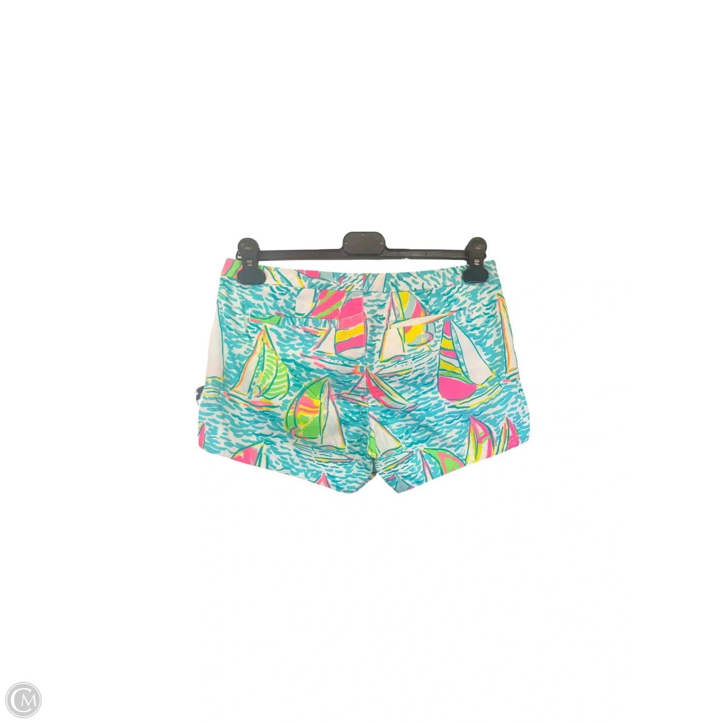 Shorts Designer By Lilly Pulitzer In Blue & Pink, Size: 2