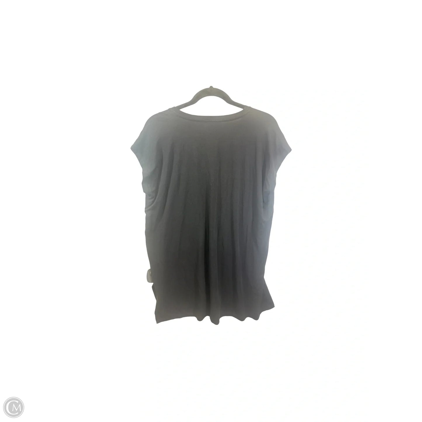 Top Short Sleeve By Eileen Fisher In Black, Size: Xs