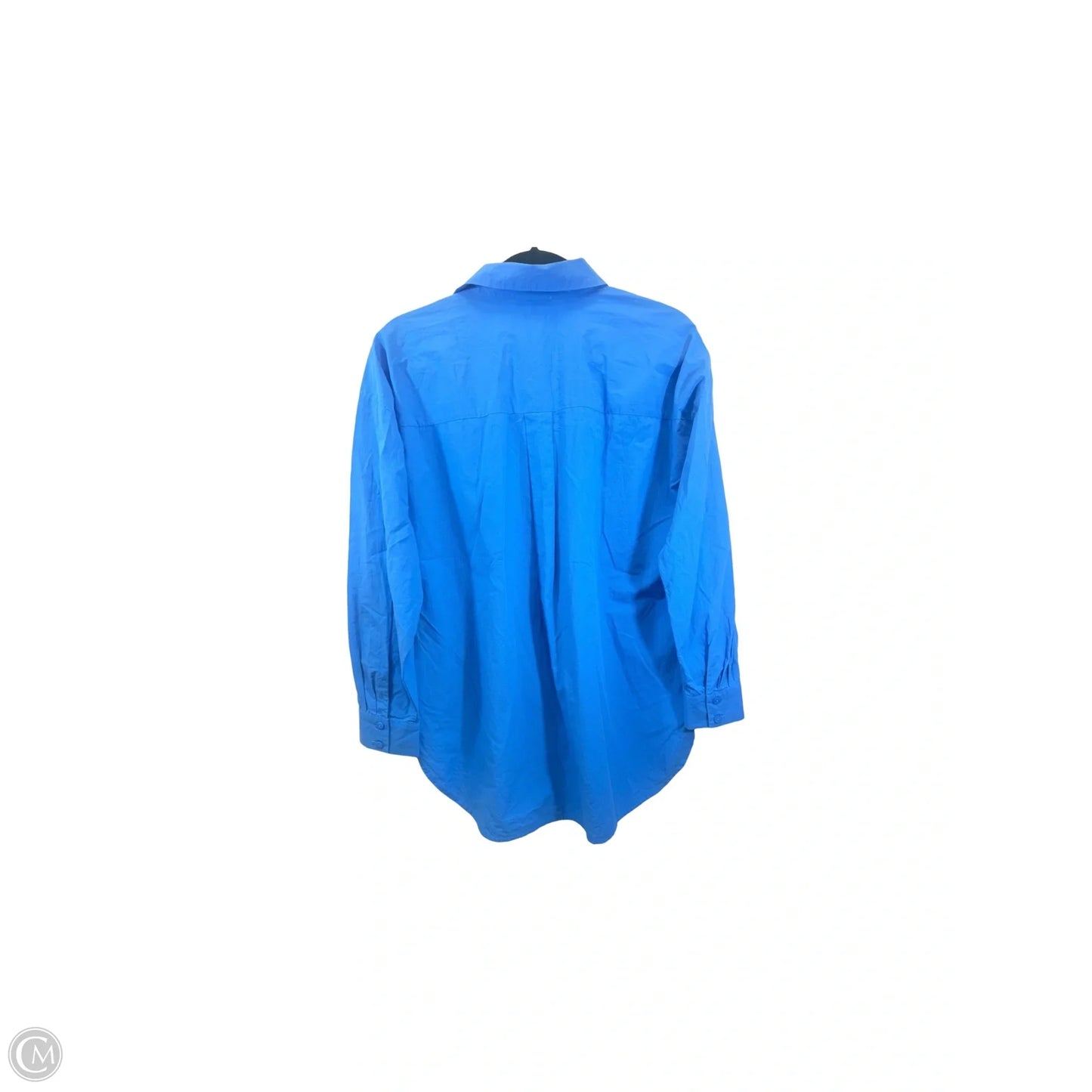 Top Long Sleeve By Eileen Fisher In Blue, Size: Sp