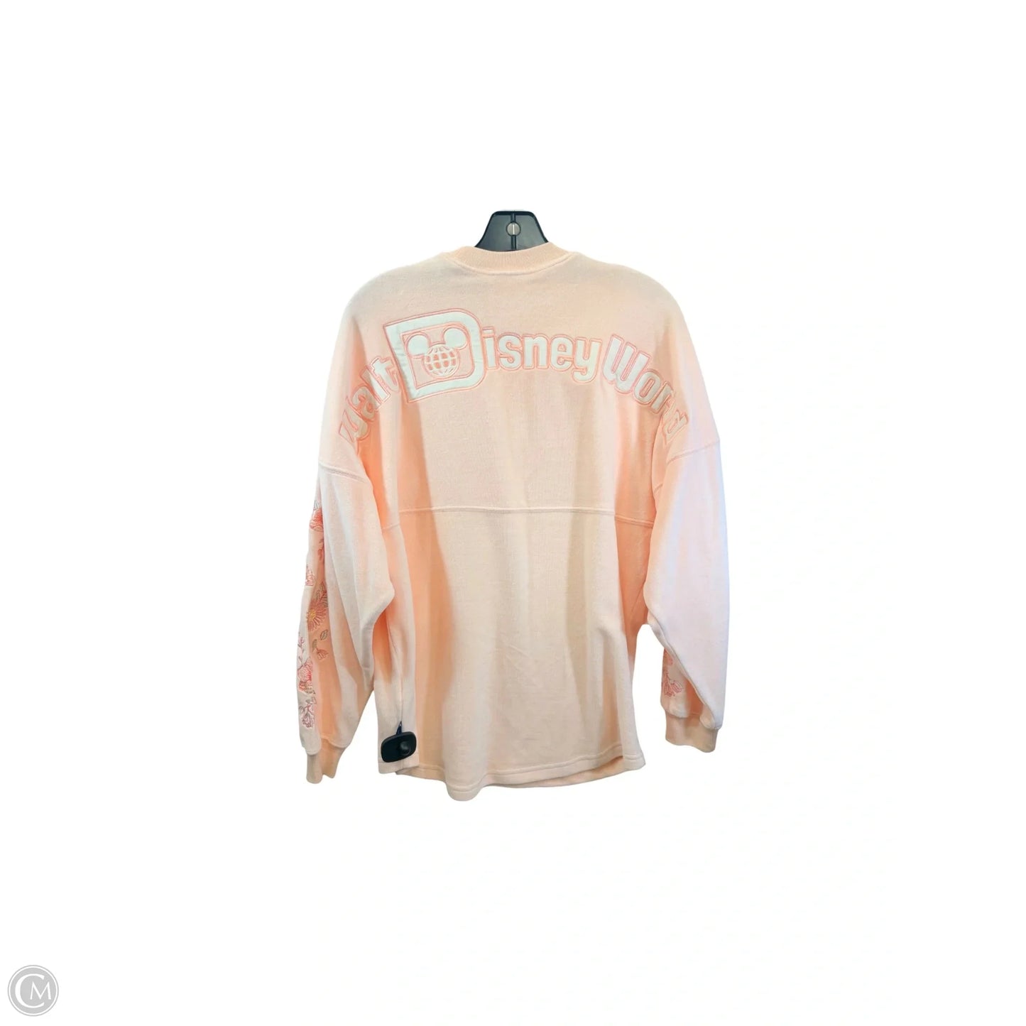 Sweatshirt Crewneck By Disney In Peach, Size: Xs