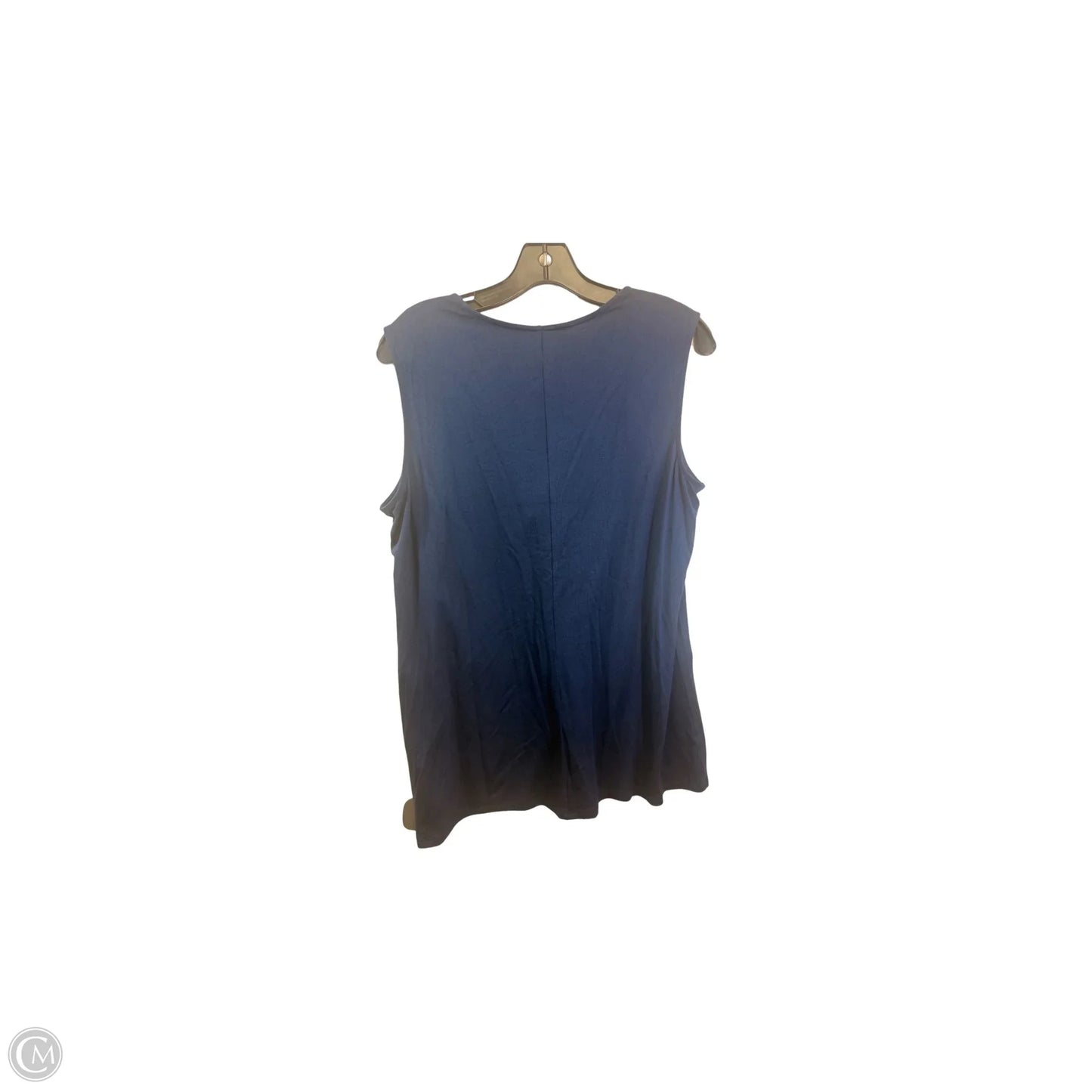 Top Sleeveless By Roz And Ali In Navy, Size: L