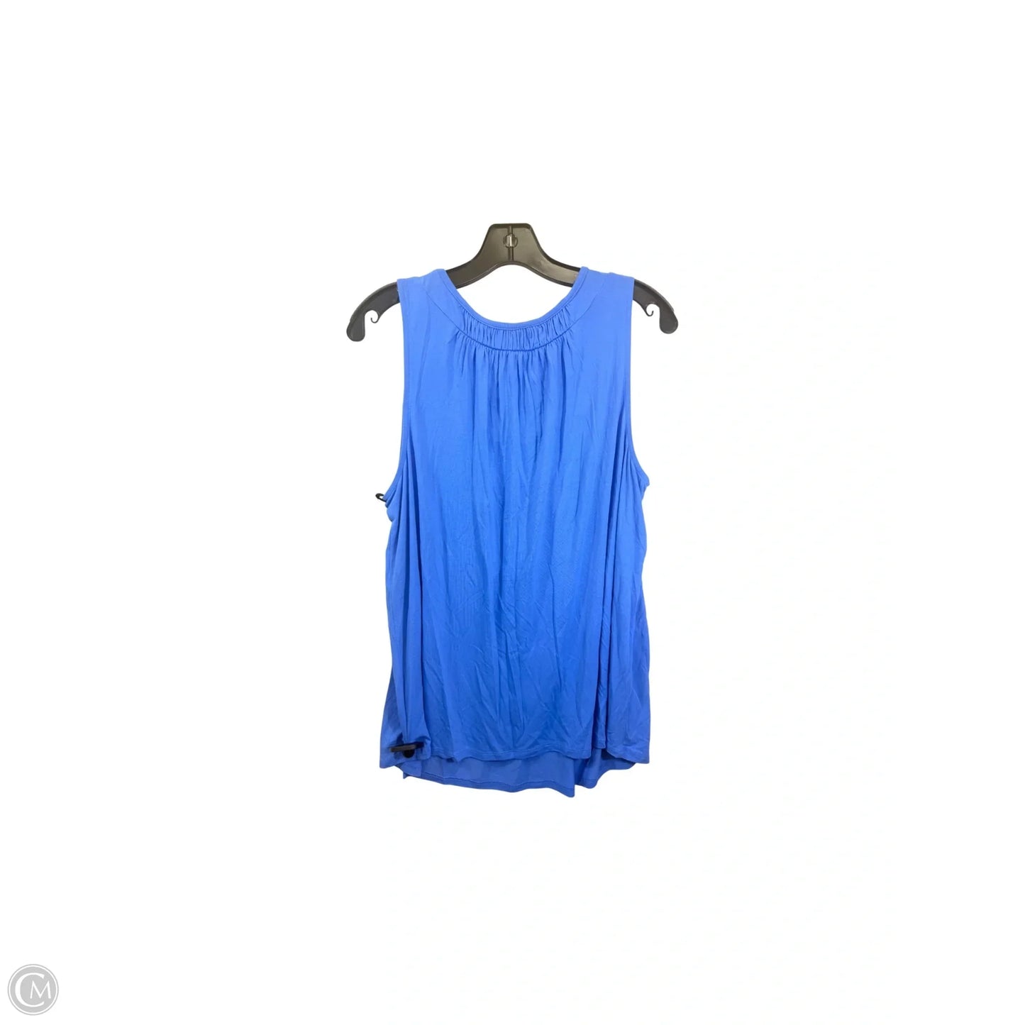 Top Sleeveless By Simply Vera In Blue, Size: L