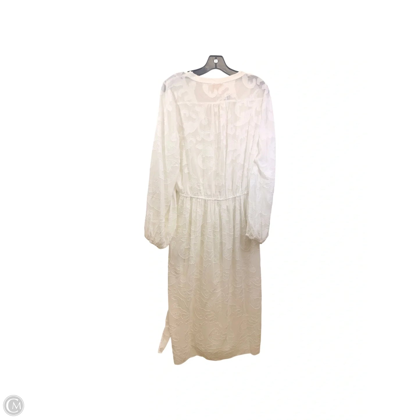 Swimwear Cover-up Designer By Milly In White, Size: L