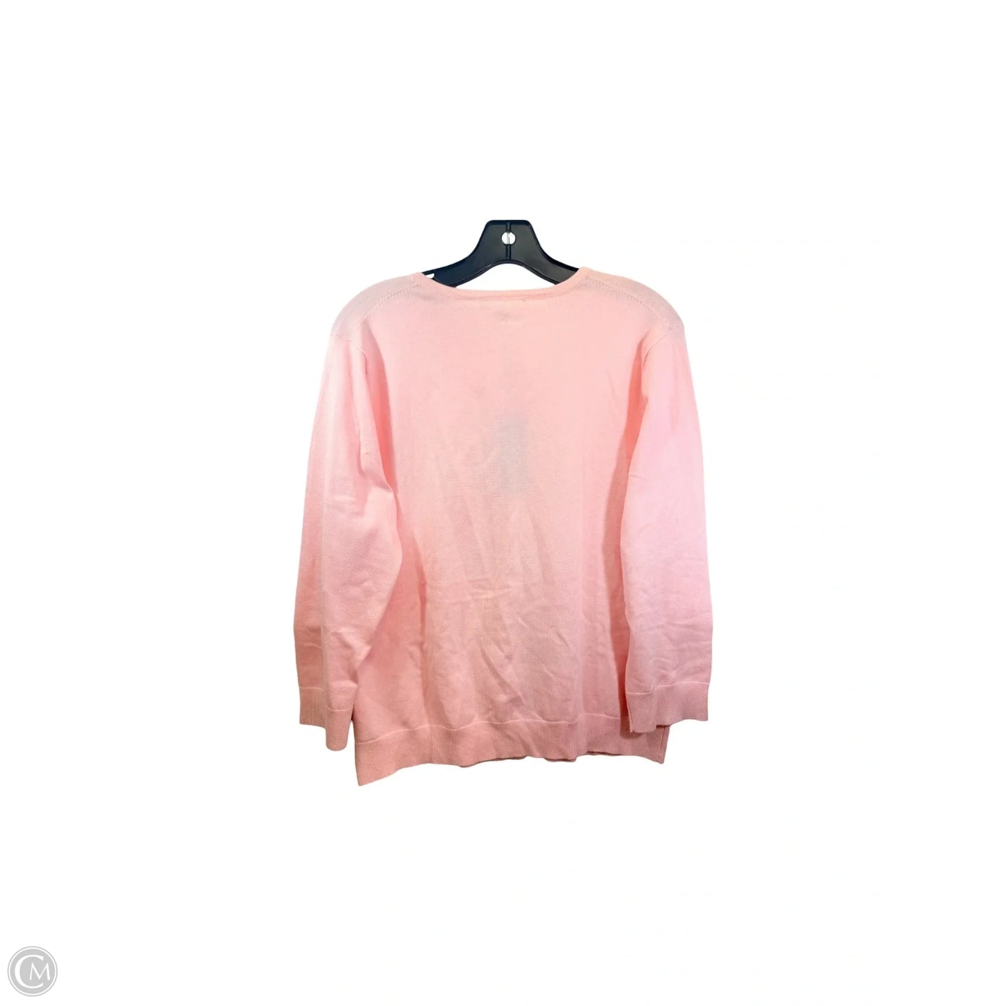 Cardigan By Cable And Gauge In Pink, Size: Xl