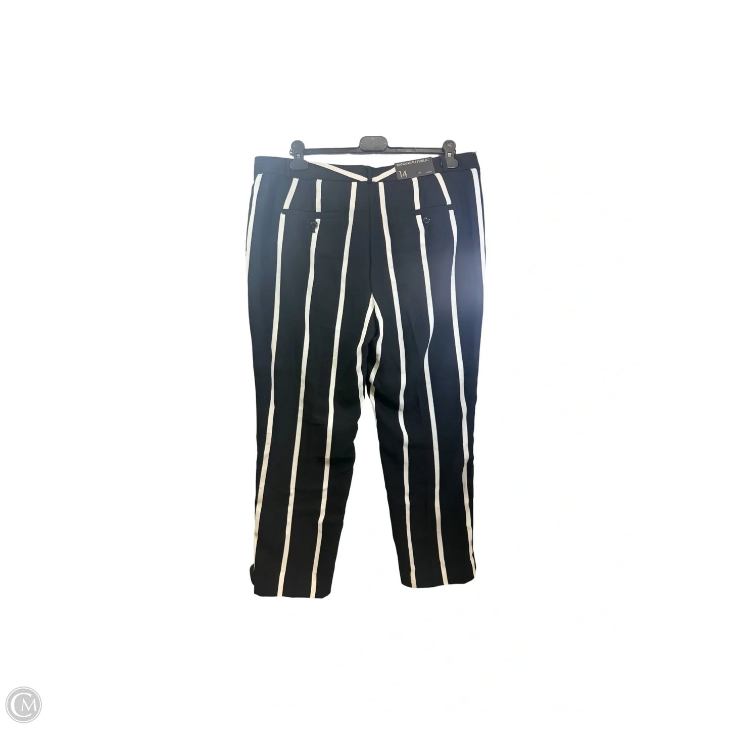 Pants Dress By Banana Republic In Black & White, Size: 14