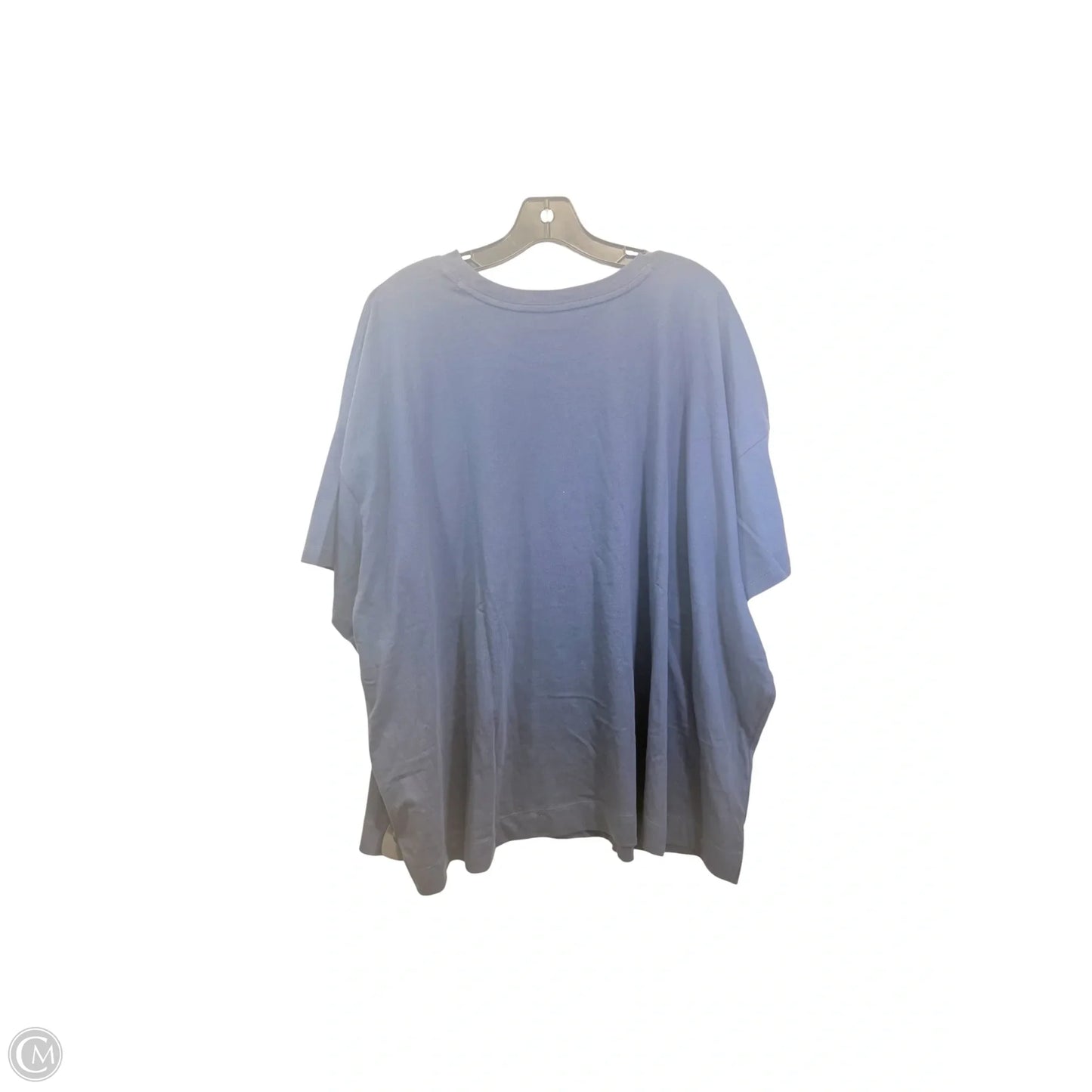 Top Short Sleeve Basic By Old Navy In Blue & White, Size: 4x