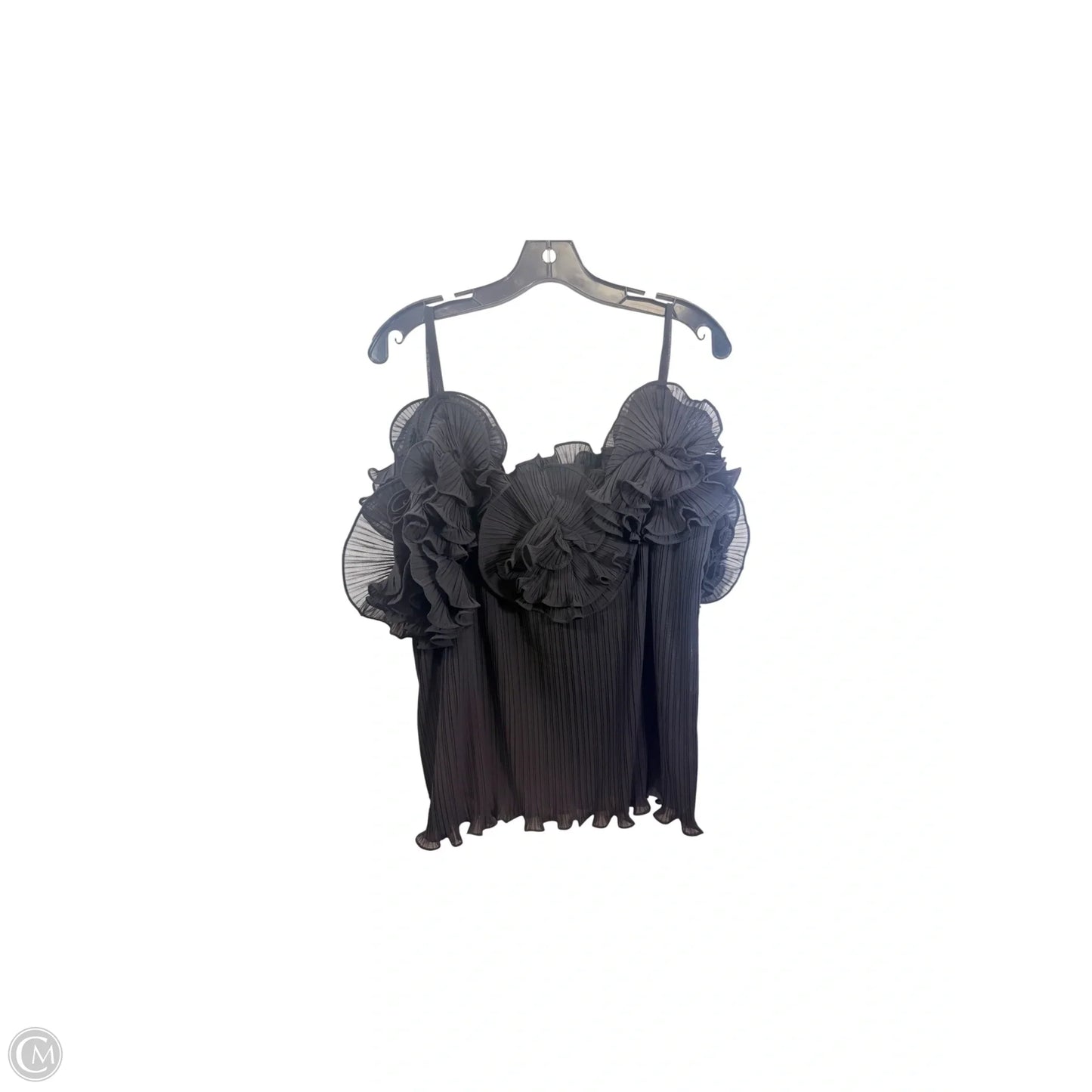 Top Short Sleeve By JJ’s Fairyland In Black, Size: 2x