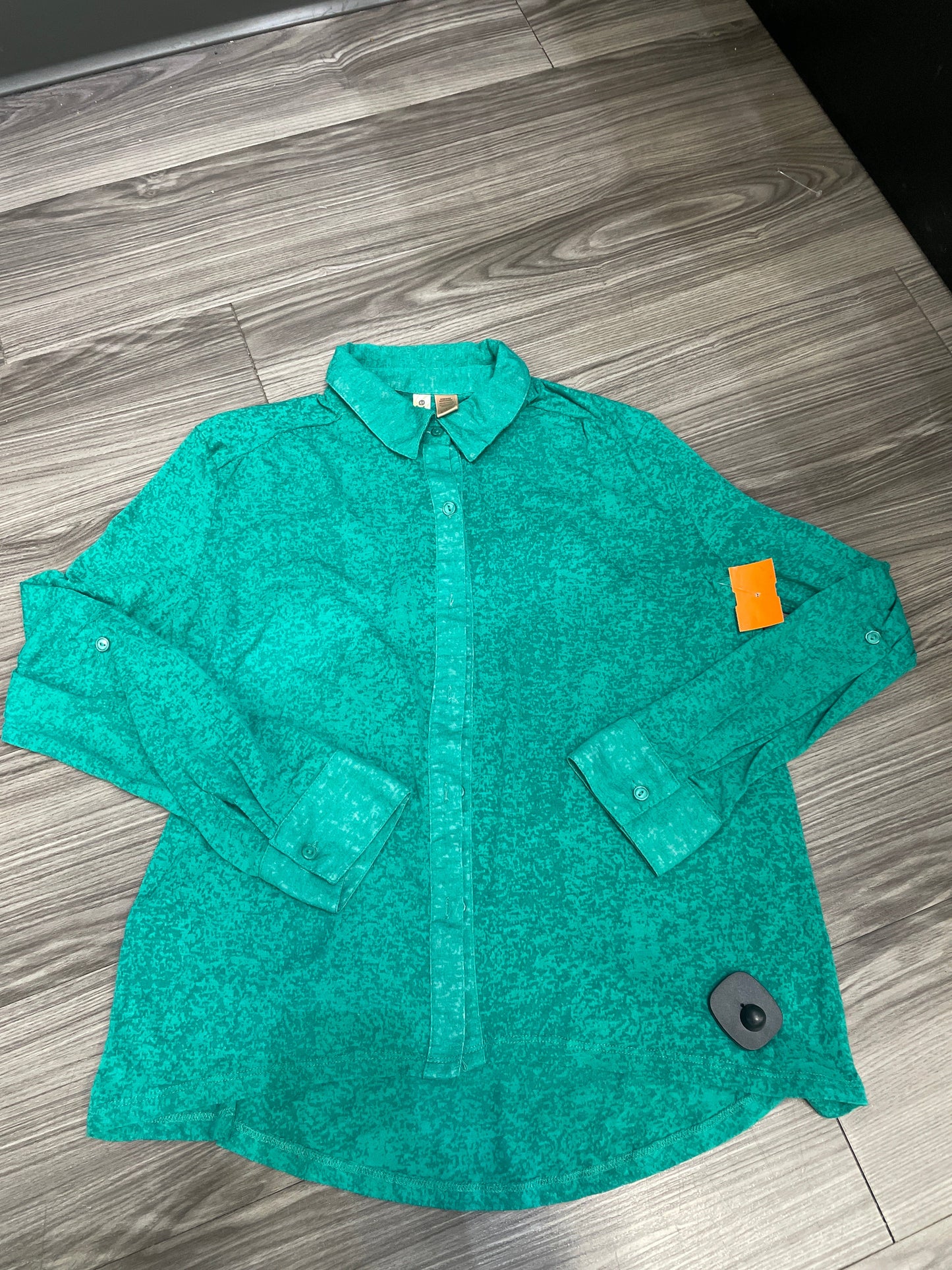 Blouse Long Sleeve By Eyeshadow Size: L