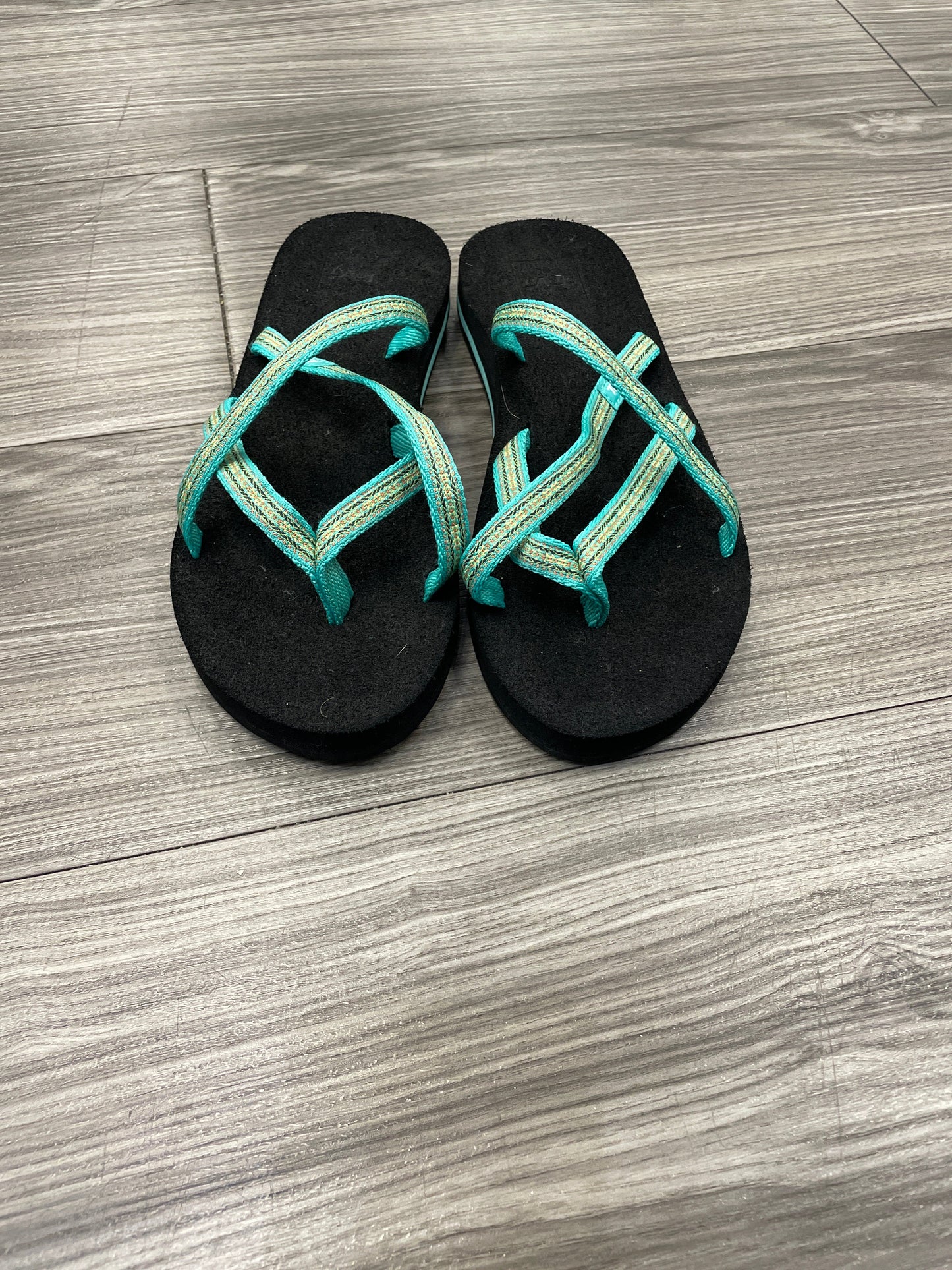 Sandals Flip Flops By Teva Size: 7