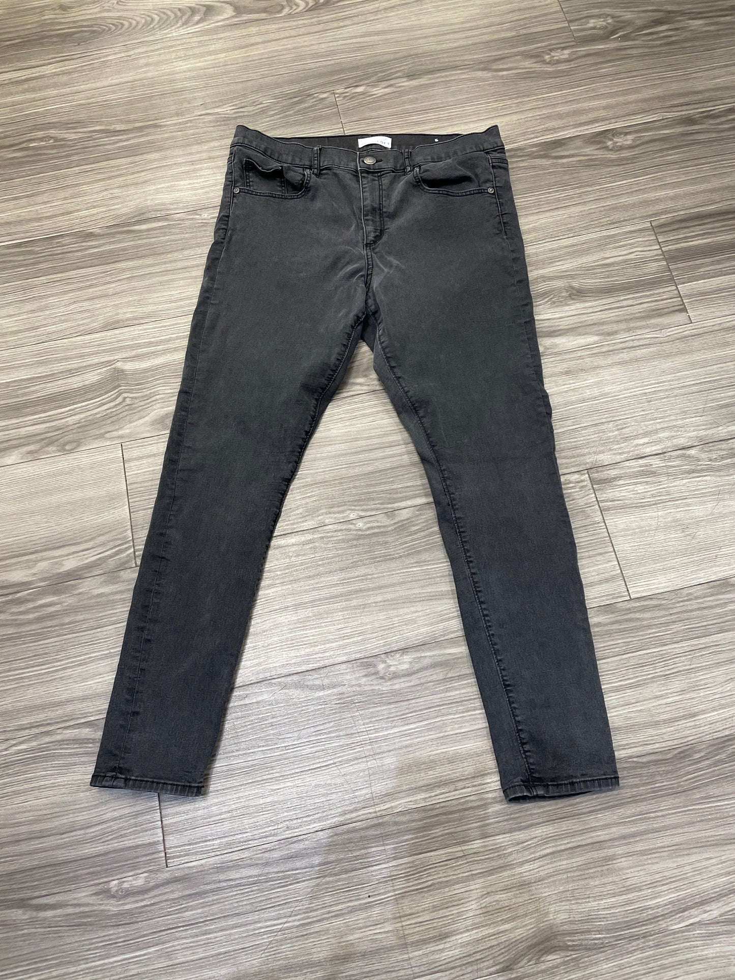 Jeans Skinny By Loft In Black, Size: 12