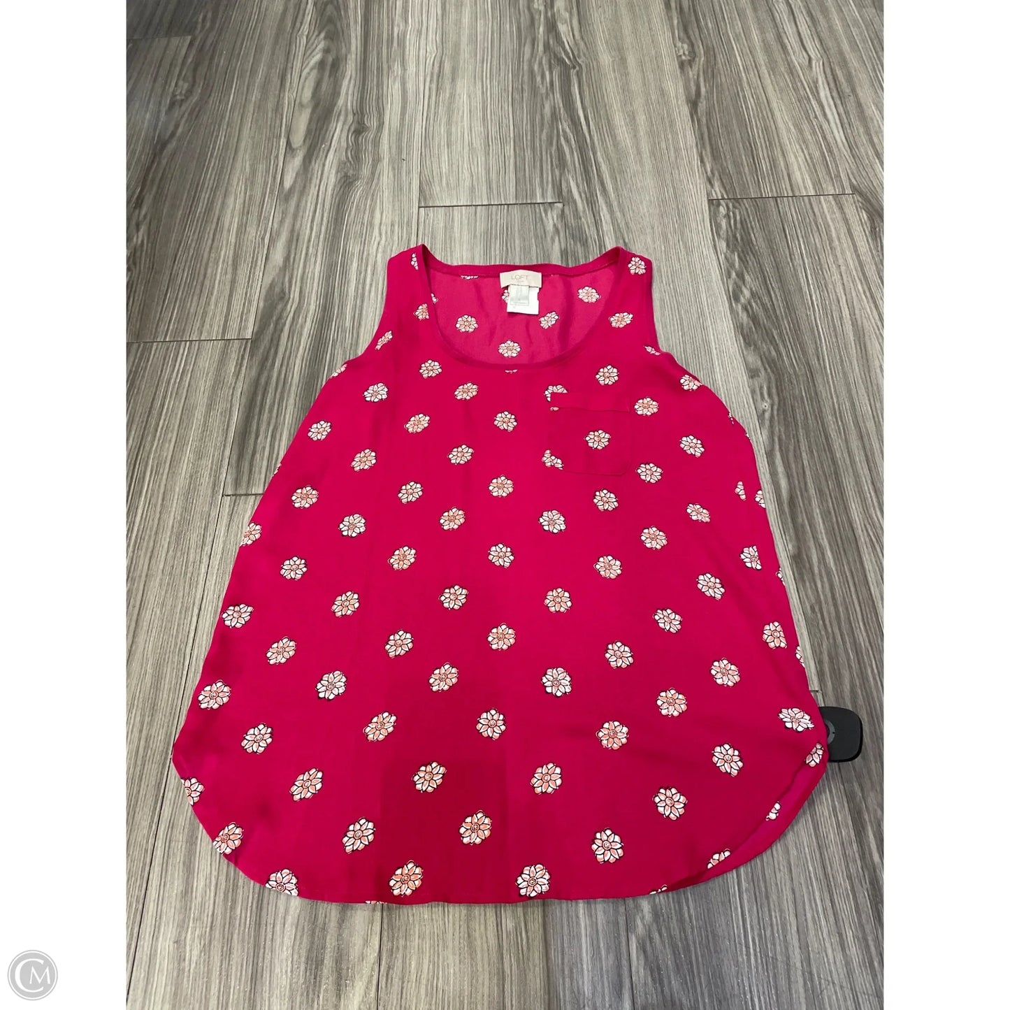 Tank Top By Loft In Floral Print, Size: S