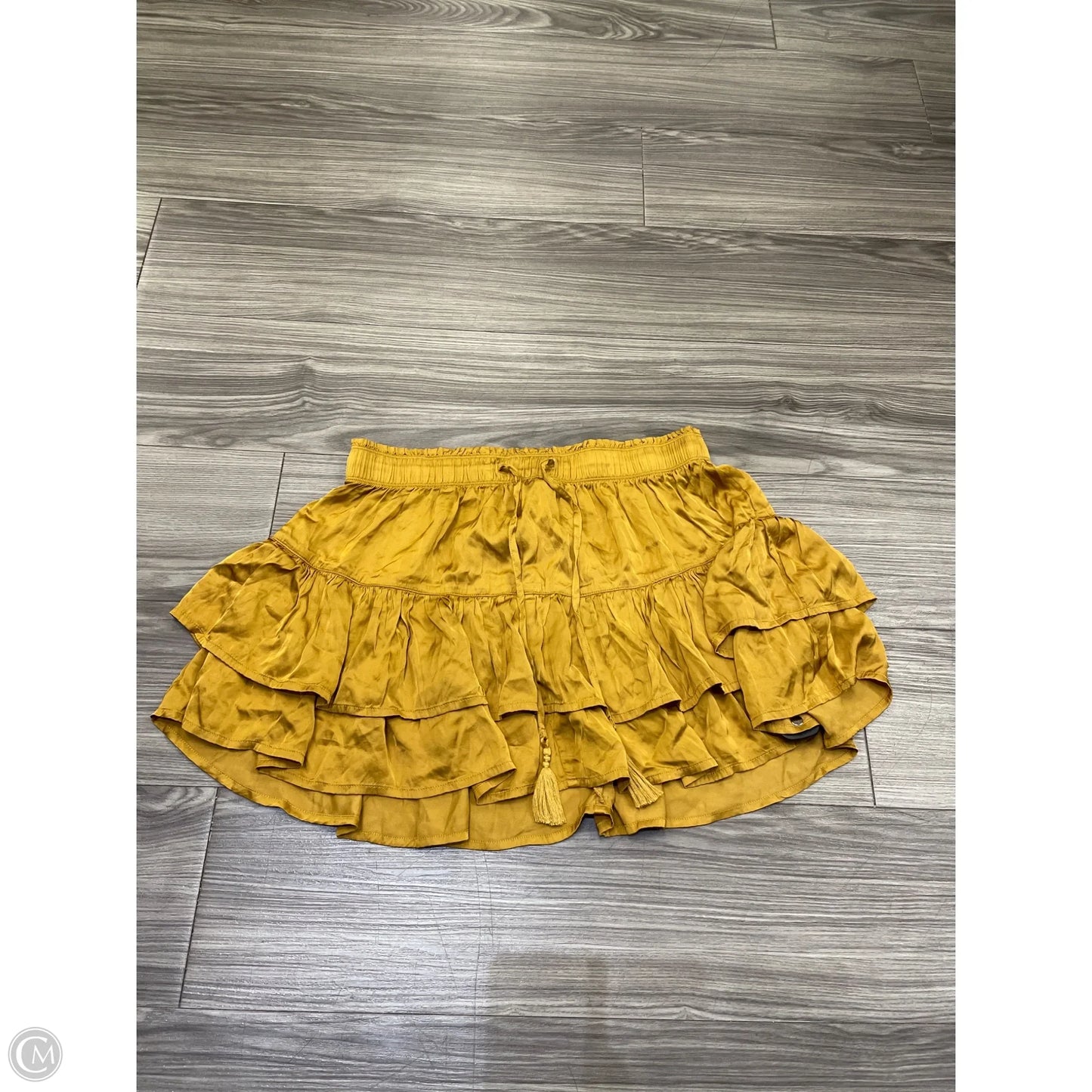 Skirt Mini & Short By Aerie In Gold, Size: L