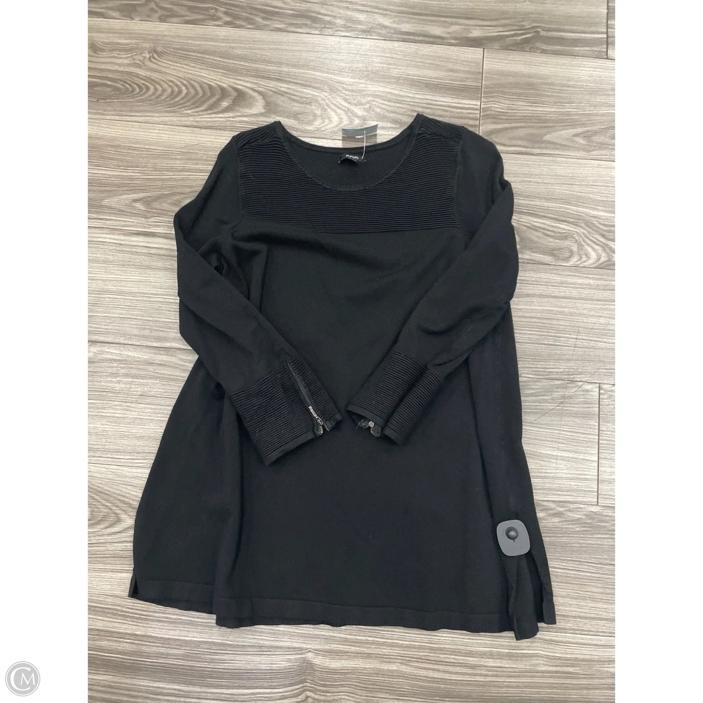 Top Long Sleeve By Alfani In Black, Size: L